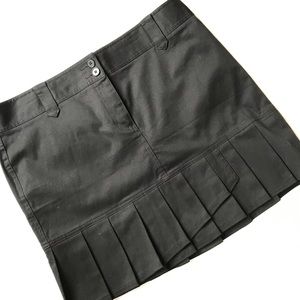 Loft Cotton Pleated Skirt